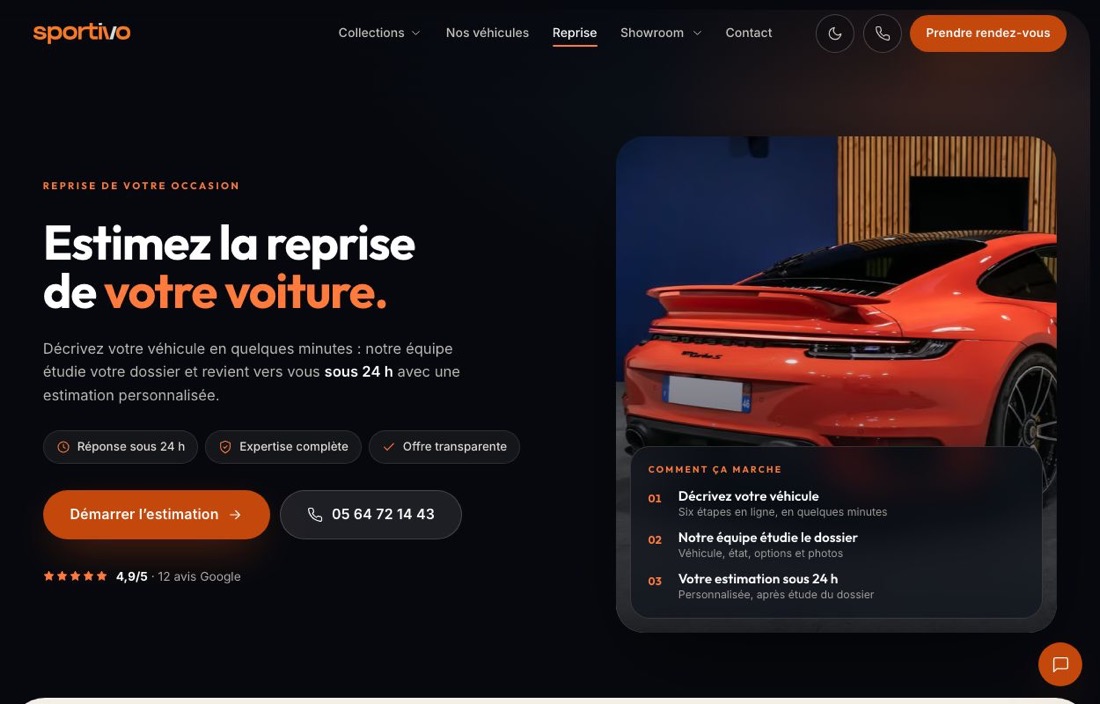 L'outil d'estimation de reprise en ligne